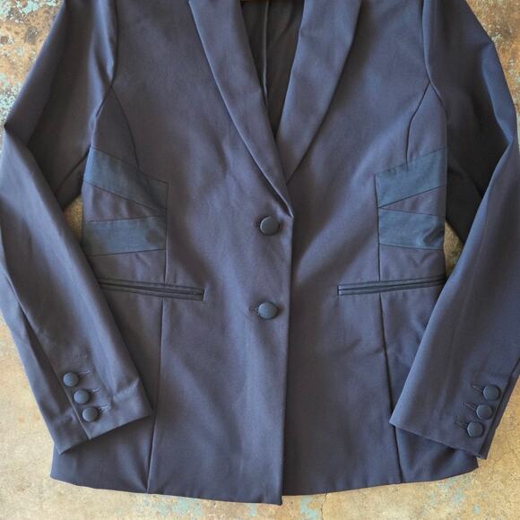 CABI Keynote Jacket Blazer Size 10 NWT Classic Navy #6465 Spring ‘24 Corpcore - Picture 3 of 7